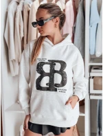 Dámska nadrozmerná mikina LITESSO sivá FashionStreet BY1412