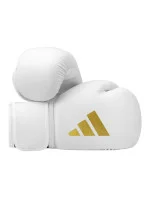 Bielo-zlaté boxerské rukavice Adidas SPEED 50 Bielo-zlaté boxerské rukavice Adidas SPEED 50