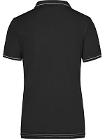 Daiber JN 568 Dámske elastické polo tričko z džerseju 02.0568 čierna/biela Daiber JN 568 Dámske elastické polo tričko z džerseju 02.0568 čierna/biela