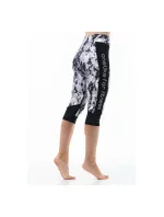 Dámske krátke čiernobiele športové legíny A6103 - Litex Dámske krátke čiernobiele športové legíny A6103 - Litex