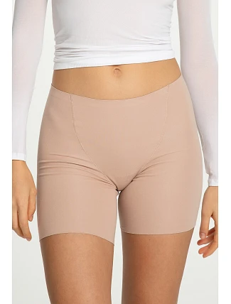 Dámske bavlnené šortky Mood beige - Julimex Dámske bavlnené šortky Mood beige - Julimex