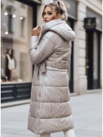 Dámsky kabát LINA béžový FashionStreet TY3110 Dámsky kabát LINA béžový FashionStreet TY3110