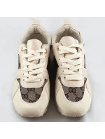 Béžové dámske tenisky adidasky so zvýšenou podrážkou (666-21) Béžové dámske tenisky adidasky so zvýšenou podrážkou (666-21)