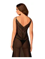 Elegantná košieľka Estiqua long chemise - Obsessive