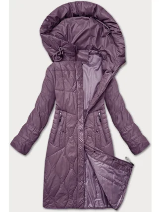 Dámska prešívaná prechodná bunda S'West purple (B8302-71) Dámska prešívaná prechodná bunda S'West purple (B8302-71)