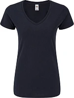 Fruit of the Loom Lady-Fit Iconic 150 T-shirt s výstrihom do V Dámske tričko s výstrihom do V 16.1444 tmavomodrá