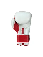 RPU-FOLK 12 oz biele a červené boxerské rukavice