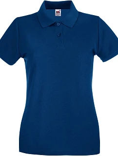 Fruit of the Loom Lady-Fit Premium Polo Dámske piqué polo 16.3030 tmavomodré