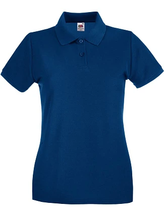 Fruit of the Loom Lady-Fit Premium Polo Dámske piqué polo 16.3030 tmavomodré Fruit of the Loom Lady-Fit Premium Polo Dámske piqué polo 16.3030 tmavomodré