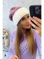 Dámska čiapka Feba K330 white+powder pink