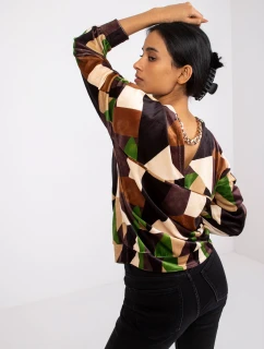 Blúzka DHJ BZ 6550.74P hnedá