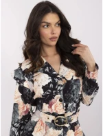 DHJ KO 20615 1.66 čierno-béžový overal