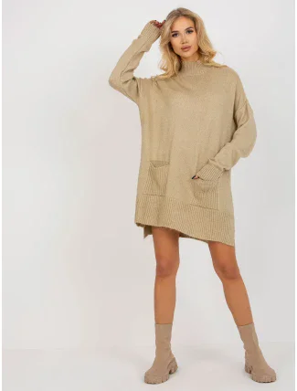Dámsky sveter RV SW 7051 béžový Dámsky sveter RV SW 7051 béžový