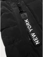 Čierna dámska vesta s kapucňou S'West (B8225-1)