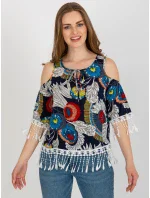 Blúzka AT BZ 2601.67 tmavo modrá