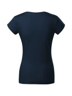 Dámske tričko s výstrihom do V v tmavomodrej farbe Dámske tričko s výstrihom do V v tmavomodrej farbe
