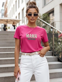 Dámske bavlnené tričko Mama Limited Edition pink FashionStreet NX5031RY