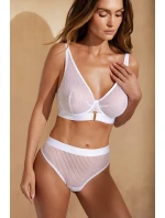 Mäkká podprsenka Kinga SC-1215 Lou Light White