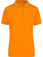 Daiber JN 568 Dámske elastické polo z džerseju 02.0568 oranžová/biela Daiber JN 568 Dámske elastické polo z džerseju 02.0568 oranžová/biela