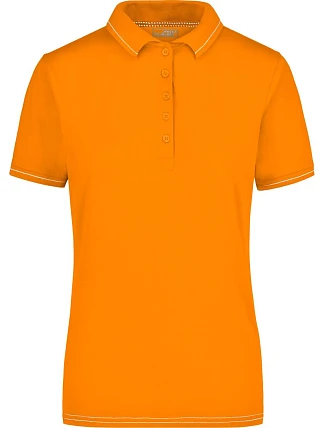 Daiber JN 568 Dámske elastické polo z džerseju 02.0568 oranžová/biela Daiber JN 568 Dámske elastické polo z džerseju 02.0568 oranžová/biela
