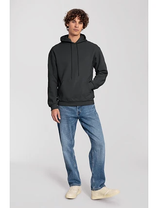 Fruit of the Loom Iconic Premium Hooded Sweat Mikina s kapucňou z hrubej bavlny 16.2284 light graphite Fruit of the Loom Iconic Premium Hooded Sweat Mikina s kapucňou z hrubej bavlny 16.2284 light graphite