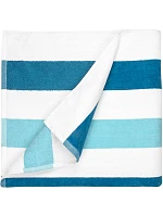 The One Towelling Towel Stripe Plážová osuška „Stripe“ 48.1056 petrol/mint The One Towelling Towel Stripe Plážová osuška „Stripe“ 48.1056 petrol/mint