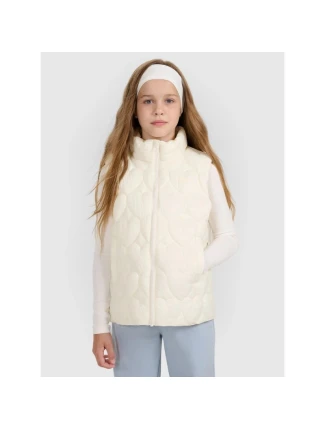 Dievčatá bez rukávov syntetické bez rukávov 4F 4FJRAW25TVJAF323-11S