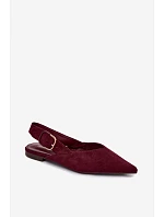 Dámske baleríny Burgundy s prackou Tanelia Dámske baleríny Burgundy s prackou Tanelia