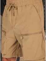 Pánske textilné bojové šortky khaki FashionStreet SX2507
