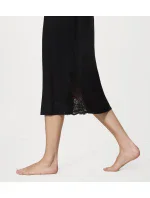Dámska nočná košeľa Timeless Sensuality NDK SSL - BLACK - black 0004 - TRIUMPH