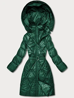 Prešívaný prechodný kabát s kapucňou Goodlookin green (Y3-9215-33)