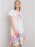 Šaty DHJ SK 13119.26P biela Šaty DHJ SK 13119.26P biela