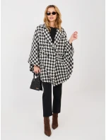 Kabát LK EN 510132.94 čiernobiely Kabát LK EN 510132.94 čiernobiely