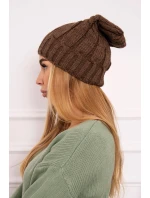 Fleecová čiapka Iwona K221 mocca Fleecová čiapka Iwona K221 mocca