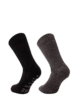 Pánske domáce ponožky 21460 black - WiK Pánske domáce ponožky 21460 black - WiK