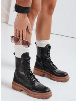 Dámske viazané topánky HARDSTEP black FashionStreet ZY0531