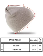 Result Headwear RC 044X Pletená čiapka 28.044X stone Result Headwear RC 044X Pletená čiapka 28.044X stone