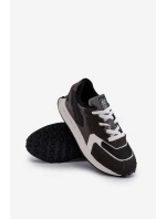 Buty Sportowe Sneakersy Męskie Memory Foam System Big Star NN174347 Czarne