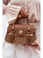 Malá Hnědá Taška S Pletením Marline