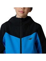 Chlapčenská softshellová bunda 4F M477 modrá 4FJWSS26TSOFM477 33S