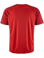 Craft Teamwear Squad Go Contrast Jersey M Pánske kontrastné športové tričko 82.2725 jasne červená/express Craft Teamwear Squad Go Contrast Jersey M Pánske kontrastné športové tričko 82.2725 jasne červená/express