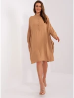 Šaty DHJ SK 15506A.94P camel Šaty DHJ SK 15506A.94P camel