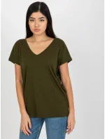 Dámske tričko RV TS 4832.30 khaki