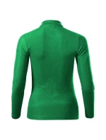 Polokošeľa Pique Polo LS stredne zelená