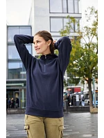 Daiber JN 839 Pracovná mikina z bio bavlny, s kapucňou, zips „1/4“ 02.0839 tmavomodrá Daiber JN 839 Pracovná mikina z bio bavlny, s kapucňou, zips „1/4“ 02.0839 tmavomodrá