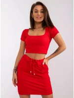 Dámske tričko TOP RV TS 7538.12P Červená - Rue Paris