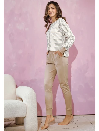 Taro Maggie 3226 Interlock long/r S-XL Z24/25 dámske pyžamo