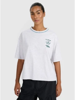 Dámske tričko oversize s potlačou 4F 4FRSS25TTSHF2979-26M