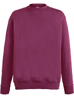 Fruit of the Loom Lightweight Set-In Sweat Pánska mikina 16.2156 bordová Fruit of the Loom Lightweight Set-In Sweat Pánska mikina 16.2156 bordová