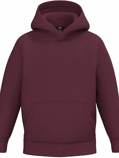 Kariban K 477 Detská mikina s kapucňou 20.K477 wine